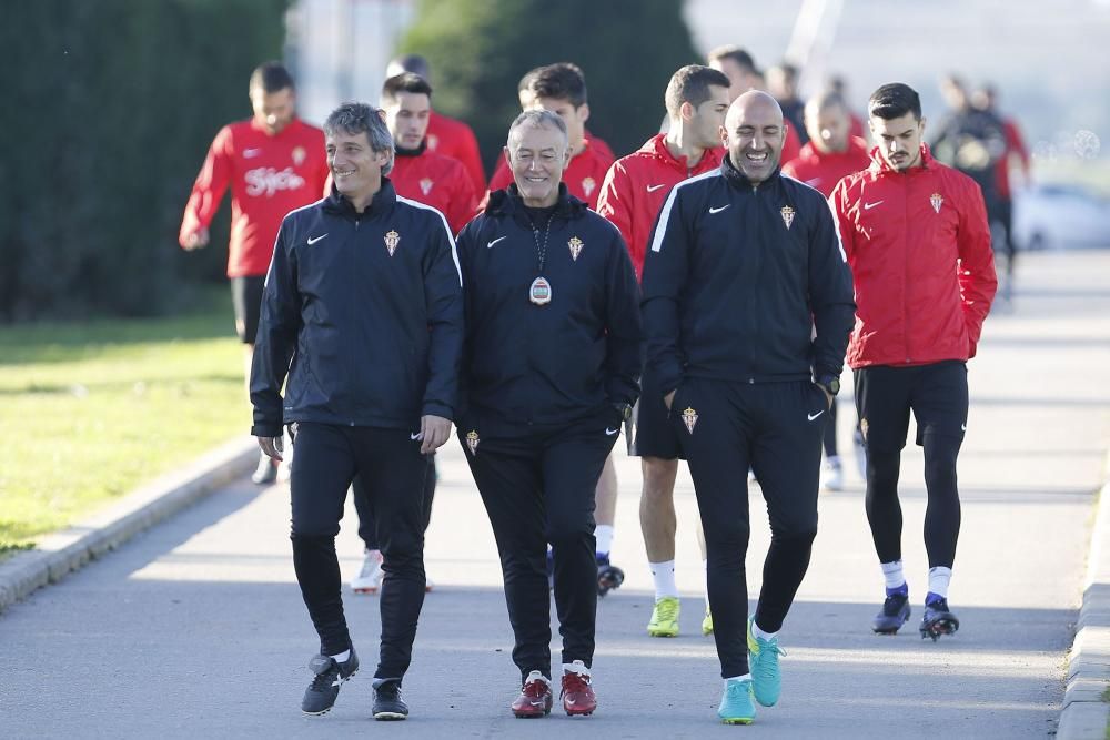 Entrenamiento del Sporting