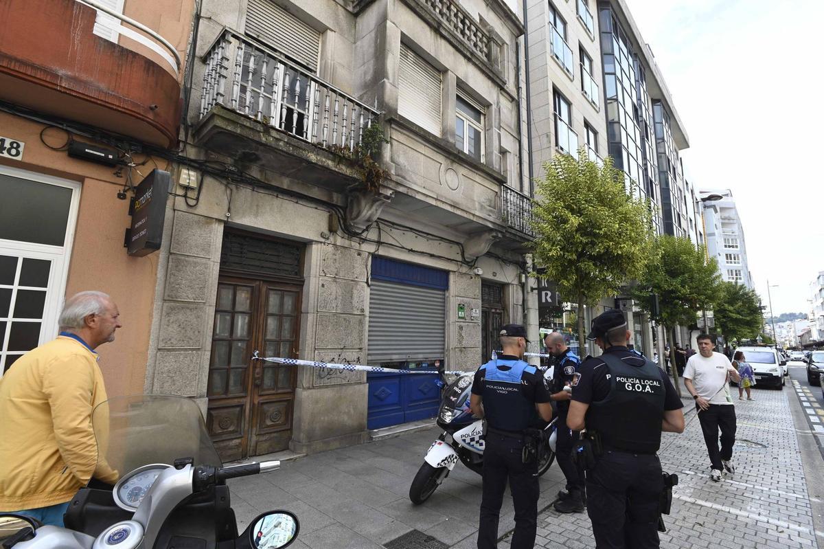 Actuación de la Policía Local, en imagen de archivo