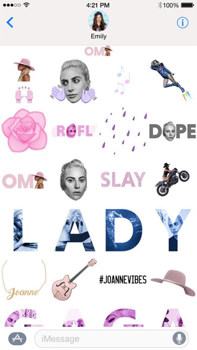 Gaga emojis