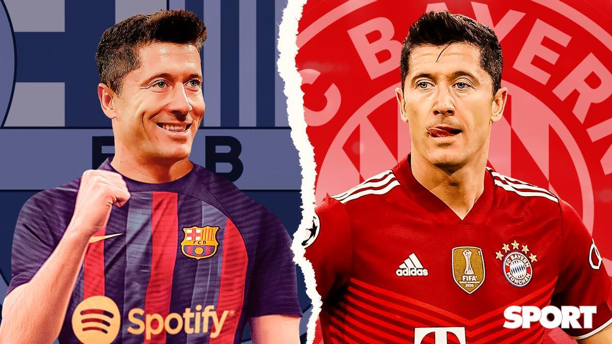 ¿Un nuevo guiño de Lewandowski al Barça? ¡El delantero se vistió de azulgrana!