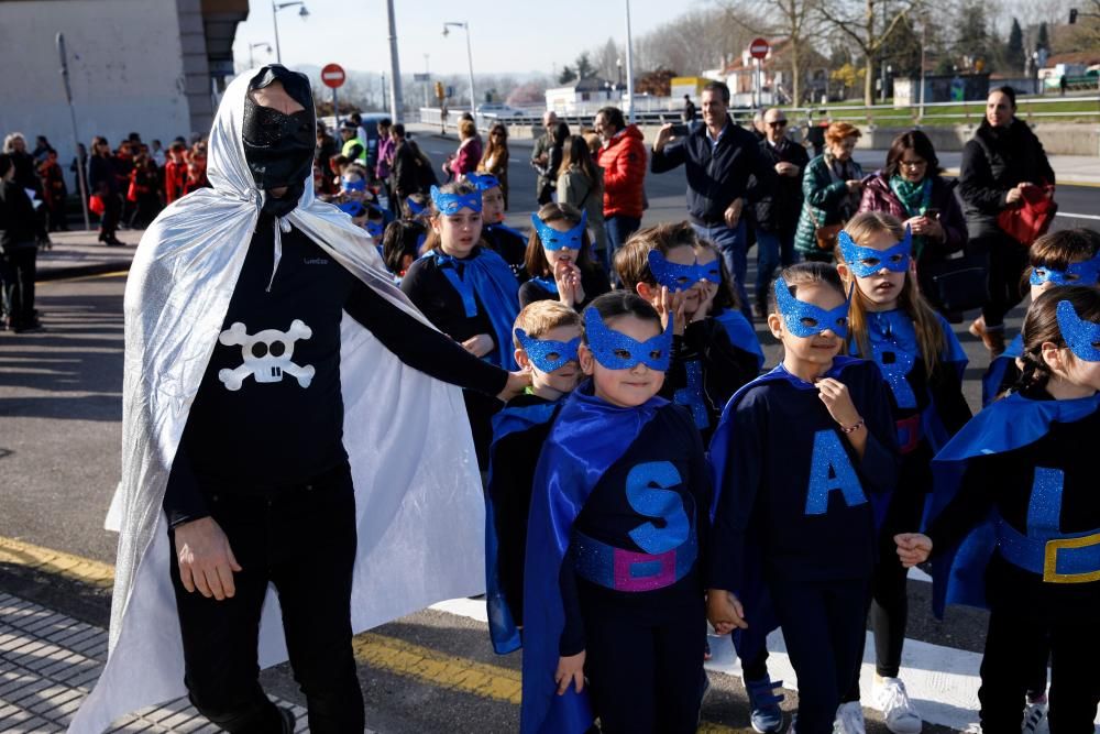 Antroxu en los colegios de Gijón