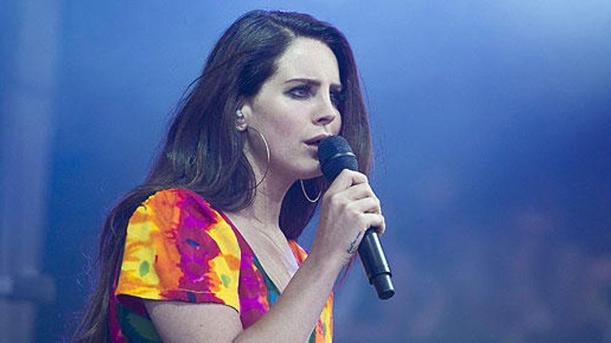 Lana Del Rey, en el festival de Glastonbury del pasado junio.