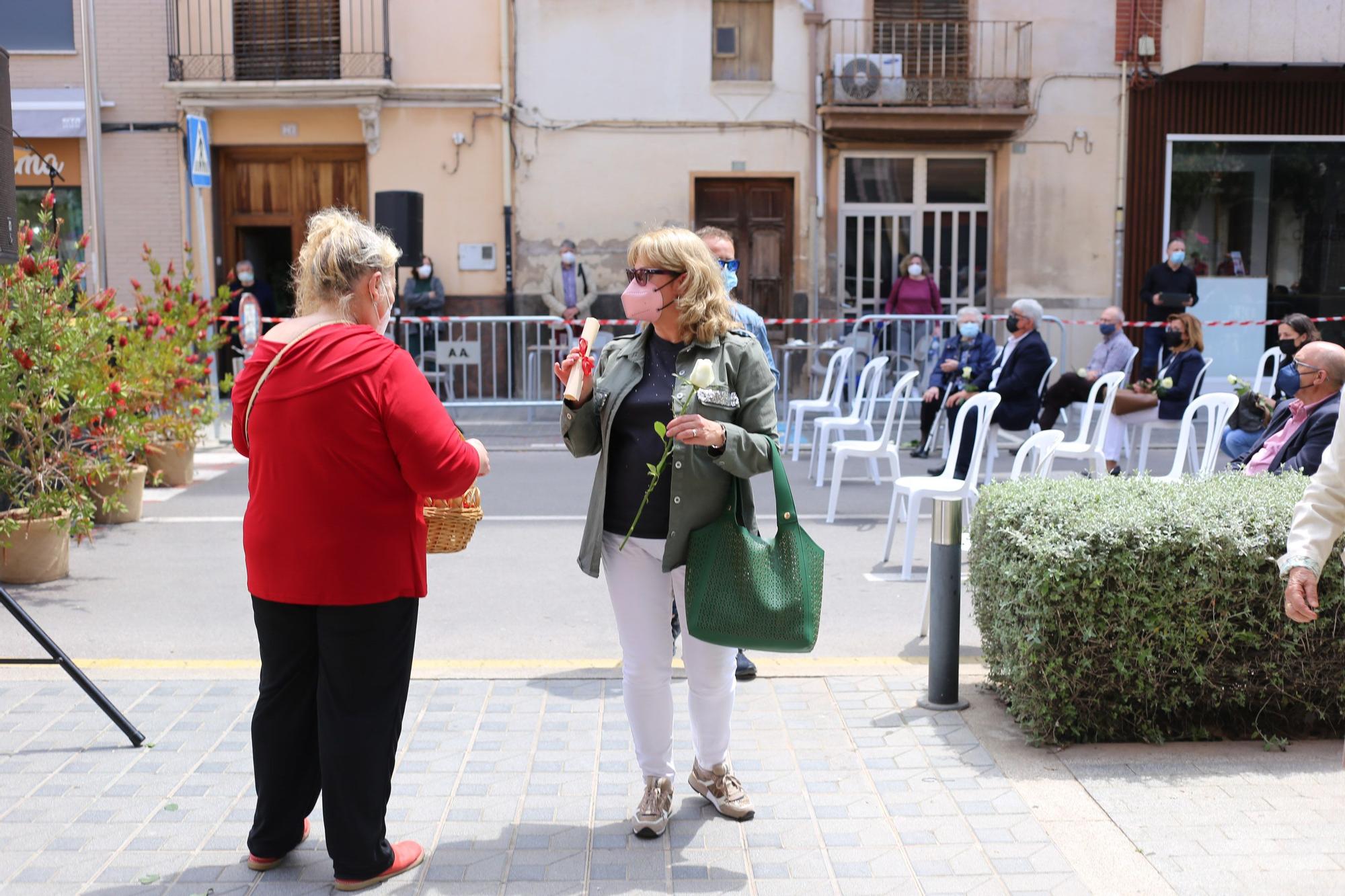 Homenaje en Almassora a las víctimas del covid y los trabajadores esenciales durante la pandemia