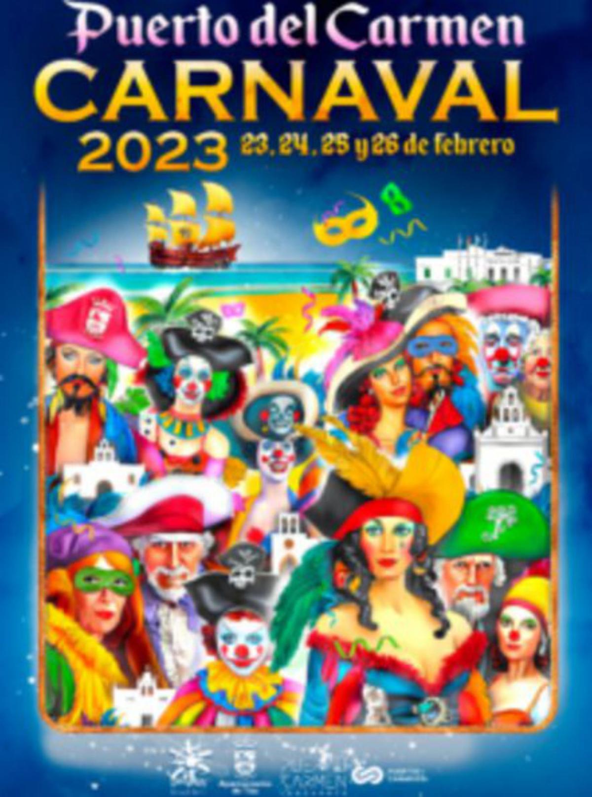 Cartel del Carnaval de Puerto del Carmen 2023.