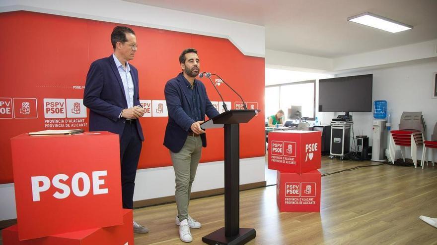 El PSPV lleva a Alicante su ofensiva contra los presupuestos de Pérez Llorca por la caída de la inversión