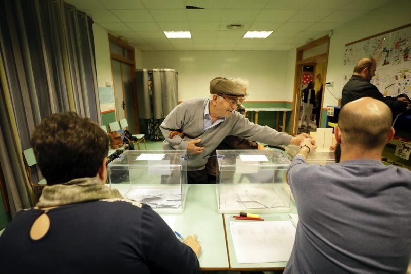 Jornada electoral en Aragón