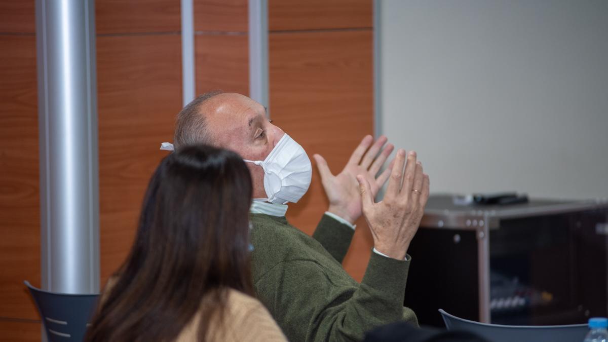 El Doctor Antonio Rodrigo fue uno de los más activos durante el evento de ITI Study Club Córdoba