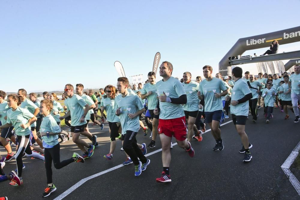 Carrera benéfica de Fernando Alonso en Llanera