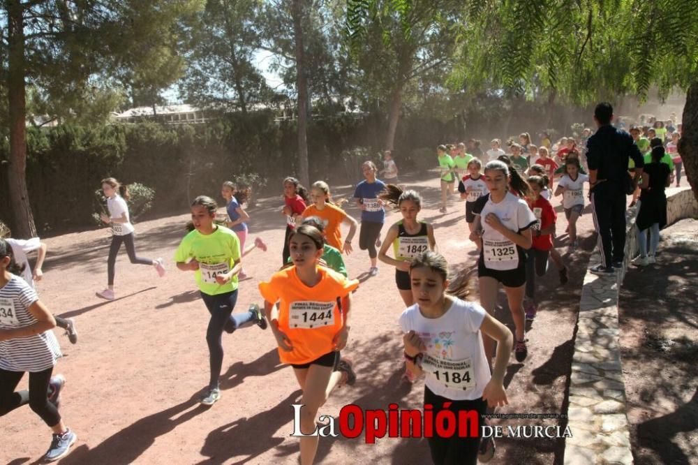 Final Cross Escolar de Lorca. Alevín femenino