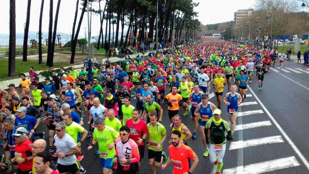 5.000 corredores toman la salida en la Vig-Bay