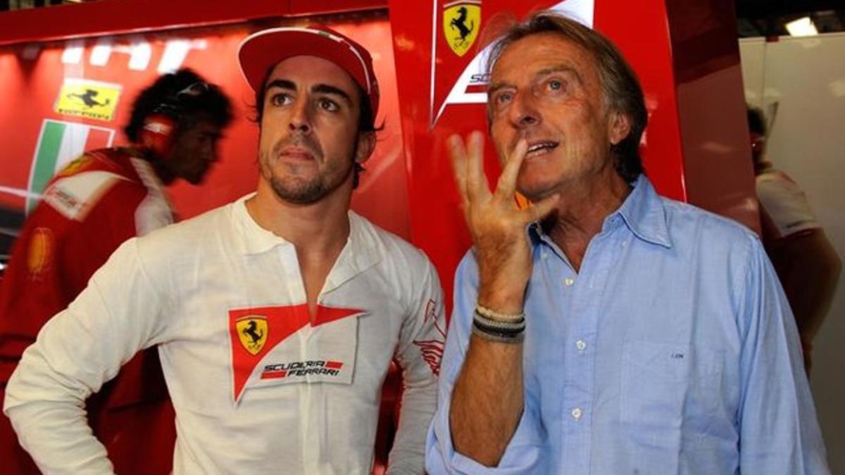Alonso y Montezemolo, la pasasa temporada