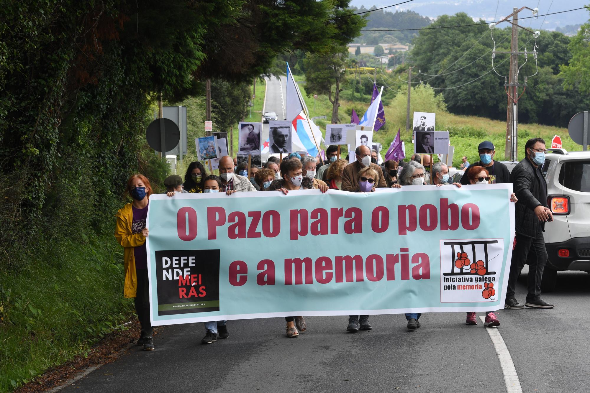 Más de 300 personas se manifiestan contra "nuevo expolio" en Pazo de Meirás