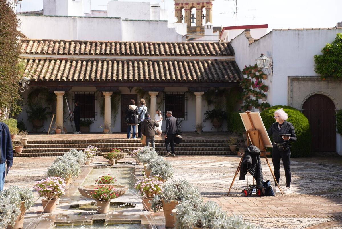 Concurso de pintura rápida en el Palacio de Viana.