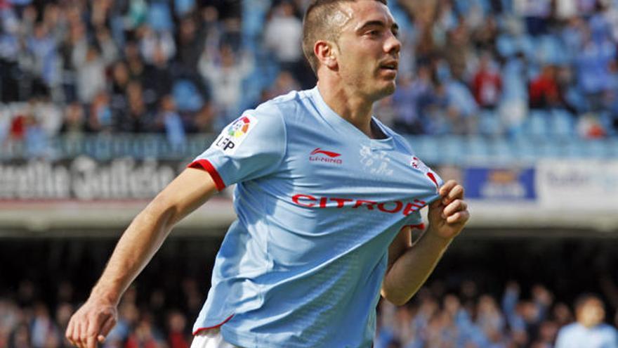 Iago Aspas, casi 20 años con la camiseta celeste.//MARTA G. BREA