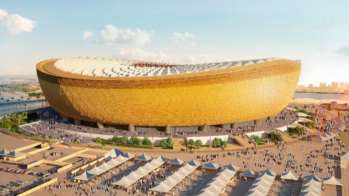 Diseño del estadio Lusail, que acogerá el partido inaugural