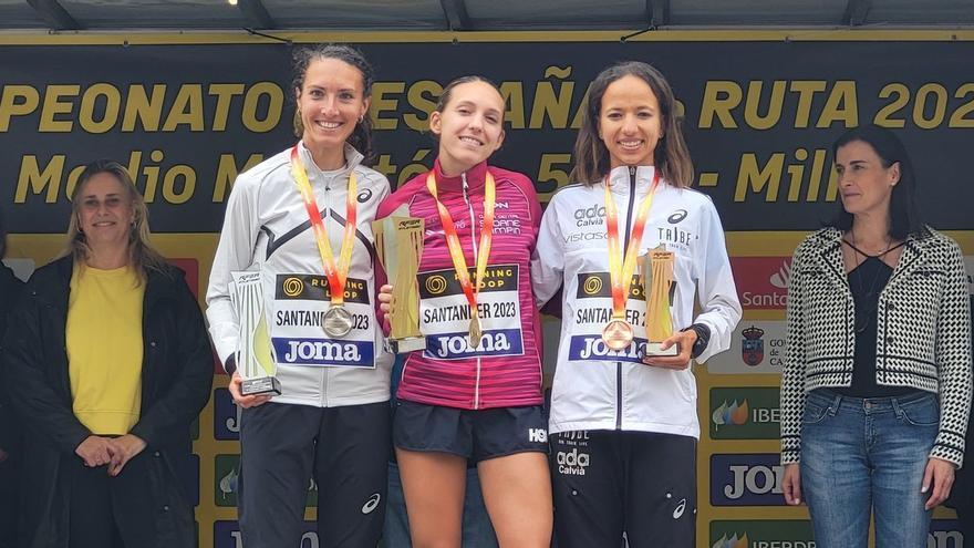 Fátima Ouhaddou repite podio en el Campeonato de España de media maratón