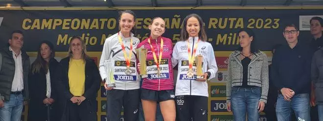 Fátima Ouhaddou repite podio en el Campeonato de España de media maratón