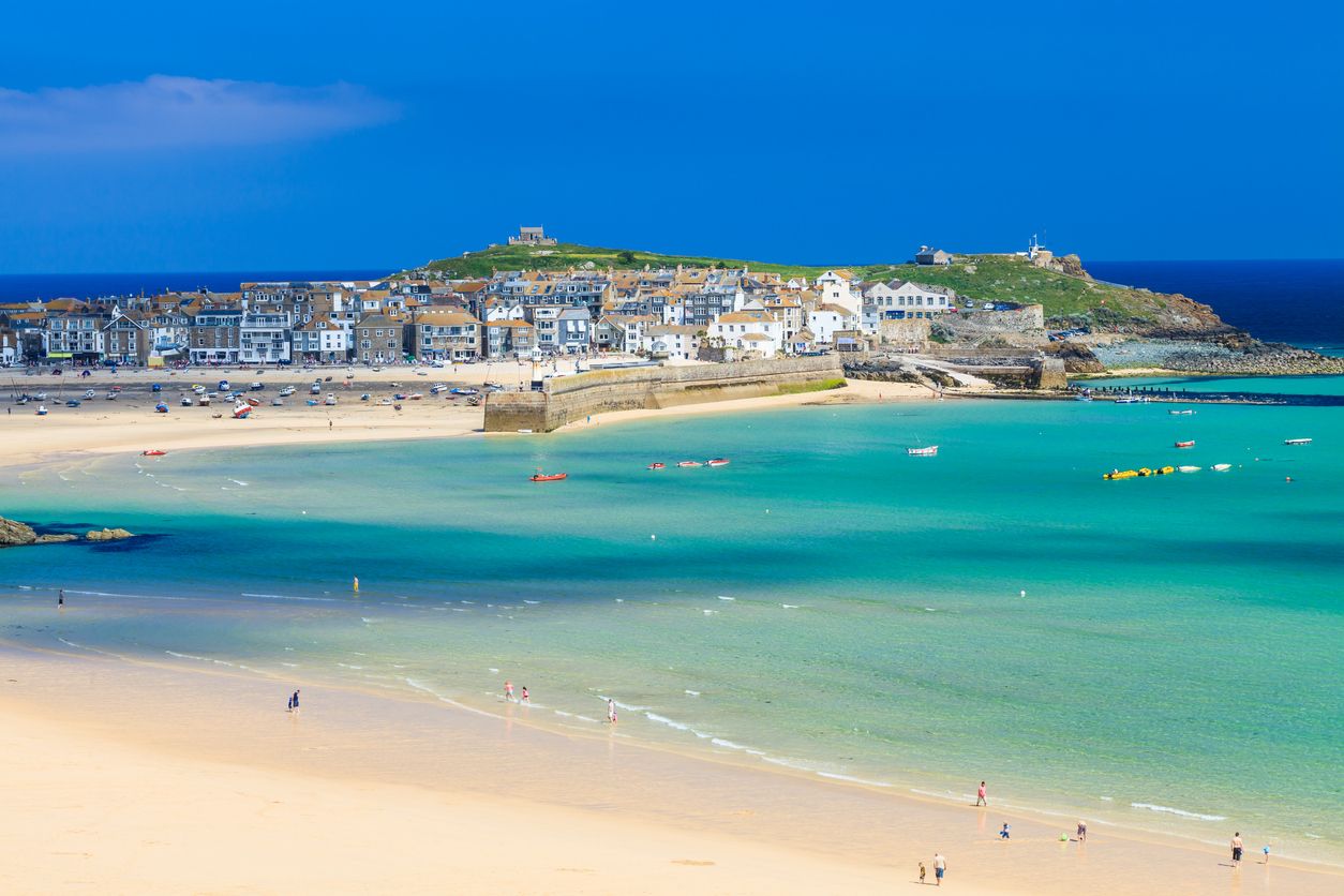 La bahía de St Ives, el pueblecito en el que veraneaba Virginia Woolf