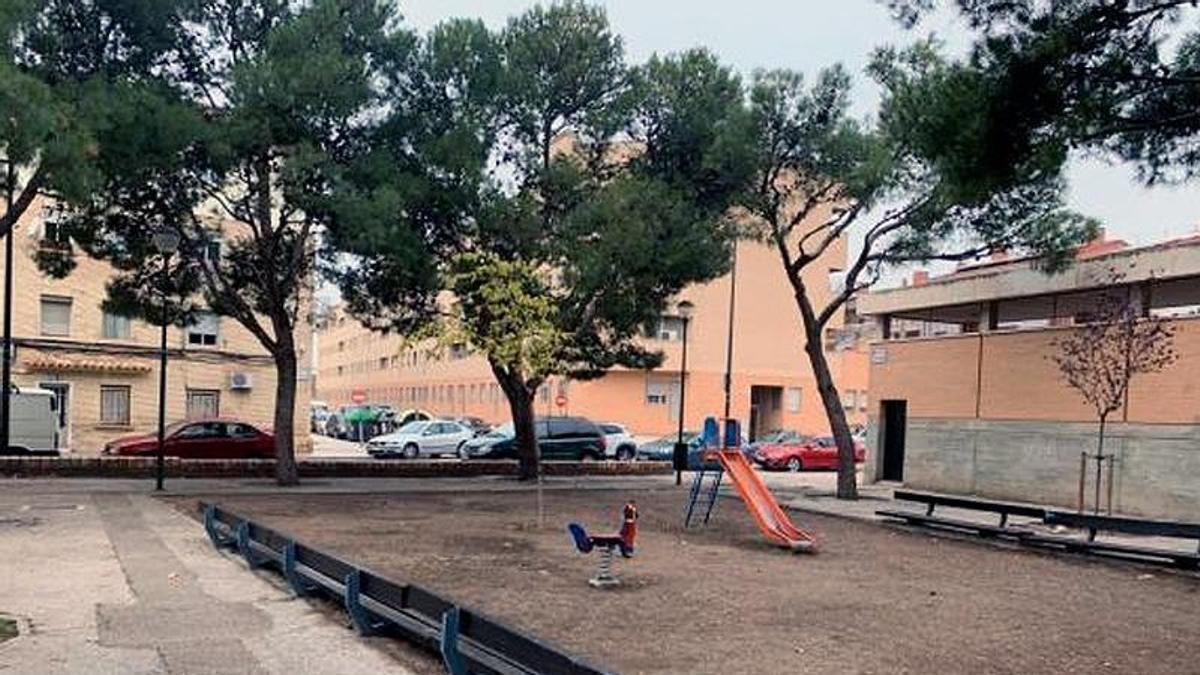 Una de las plazas de Torrero que se renovará en los próximos meses.