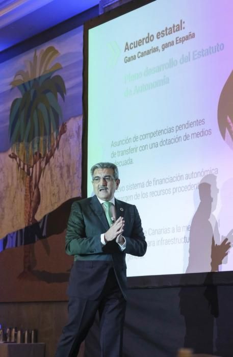 LAS PALMAS DE GRAN CANARIA. Foro Prensa Ibérica en Canarias, Vicepresidente del Gobierno de Canarias,  Román Rodríguez  | 14/01/2020 | Fotógrafo: José Pérez Curbelo