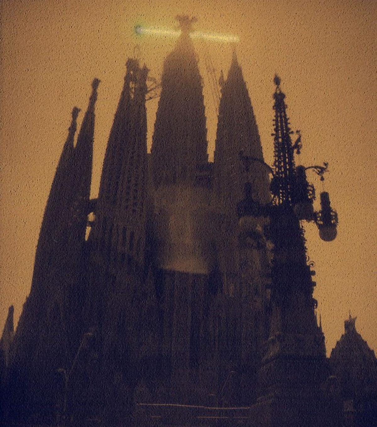 Una solarigrafia mai abans feta de la Sagrada Família