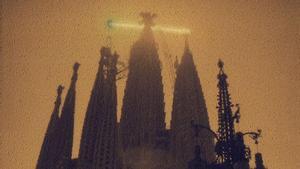 Una solarigrafia mai abans feta de la Sagrada Família