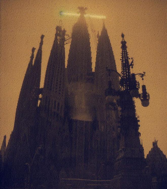 Una solarigrafia mai abans feta de la Sagrada Família