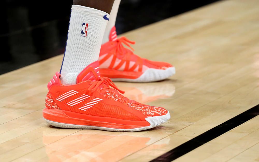 Las curiosas zapatillas de los jugadores de la NBA