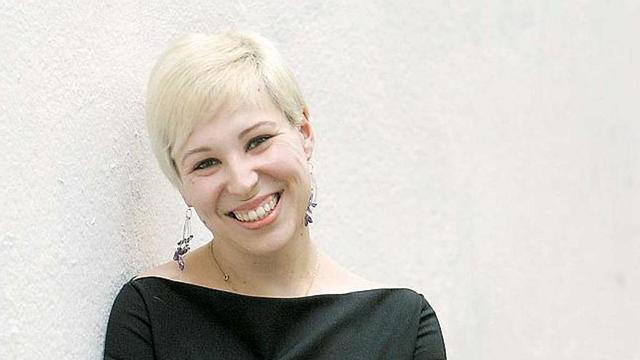 Inma López Silva, onte, en Santiago.