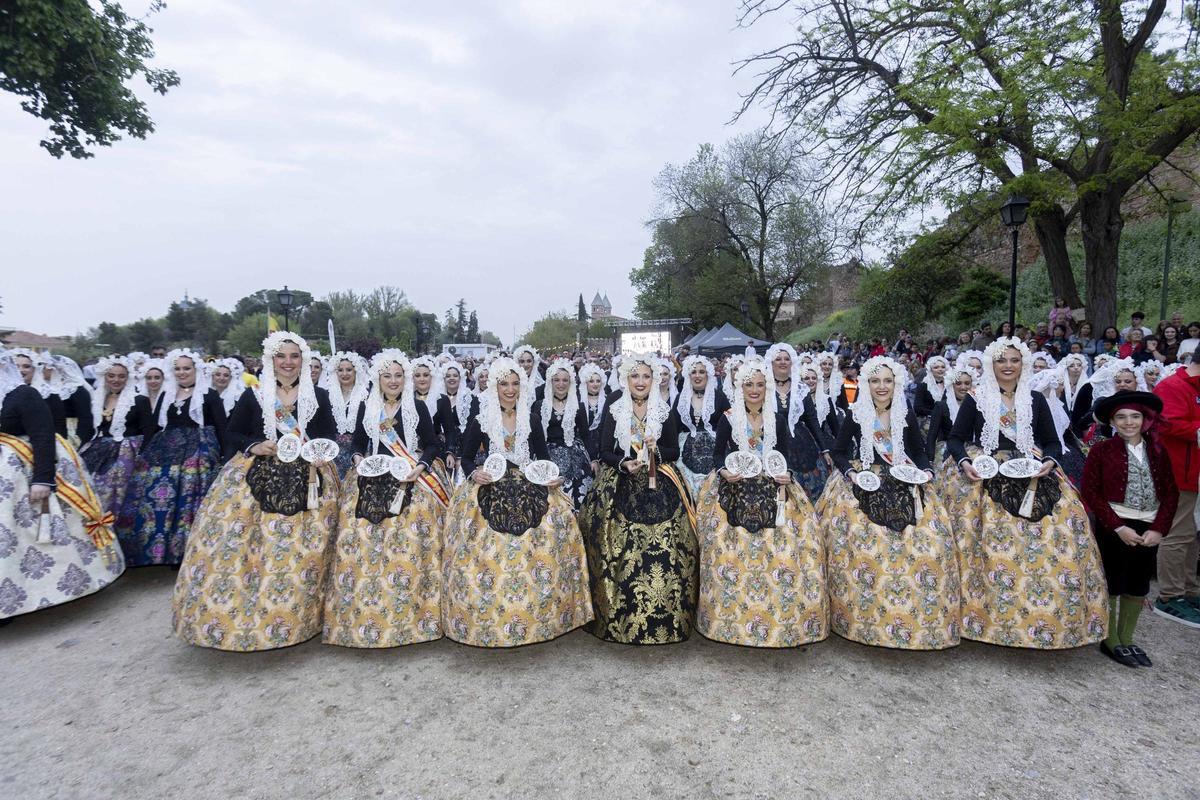 La Cremà de las convivencias de las Hogueras en Toledo
