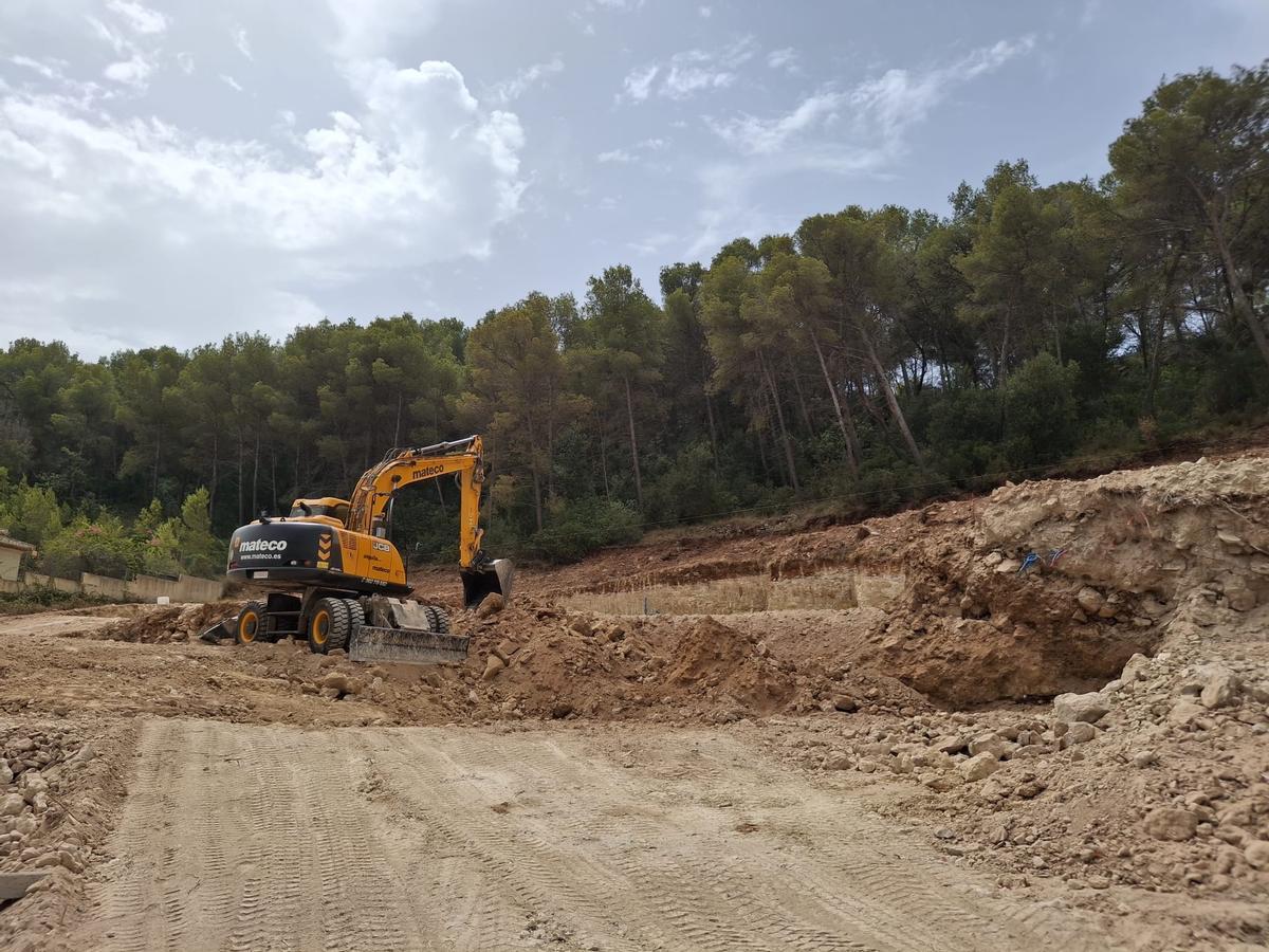 Las obras de los chalés se echan encima del bosque