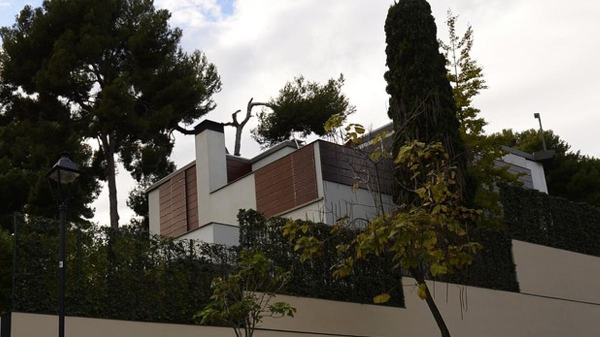 Fotografía de archivo de la antigua casa de Iñaki Urdangarin y la infanta Cristina en Pedralbes.