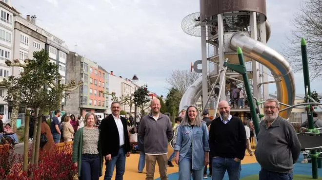 O histórico depósito de auga de Carballo inspira o novo novo parte infantil do Chorís