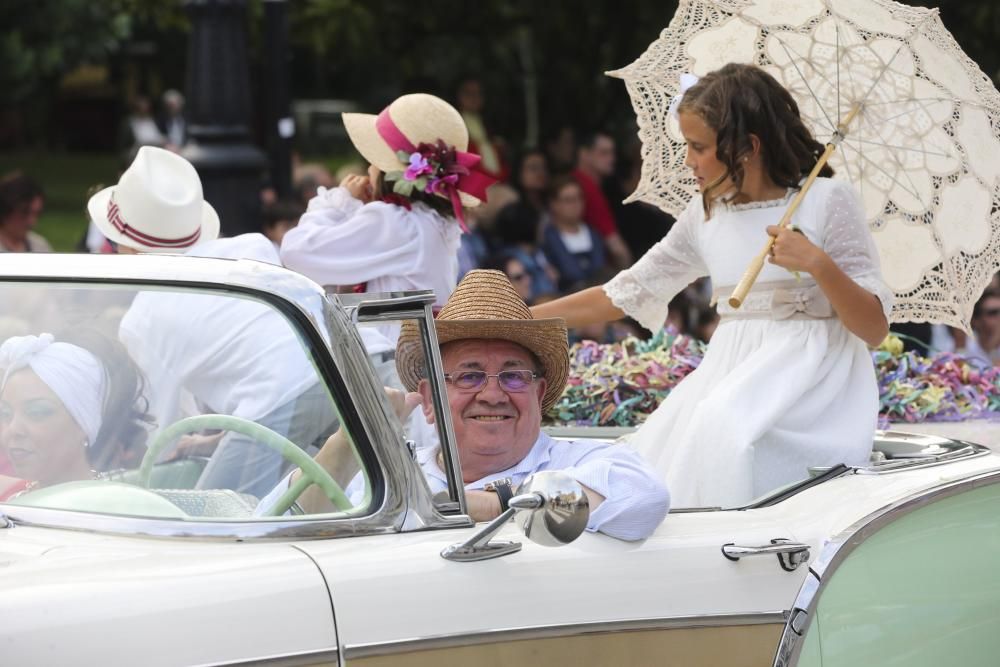 Desfile del Día de América en Asturias dentro de las fiestas de San Mateo de Oviedo