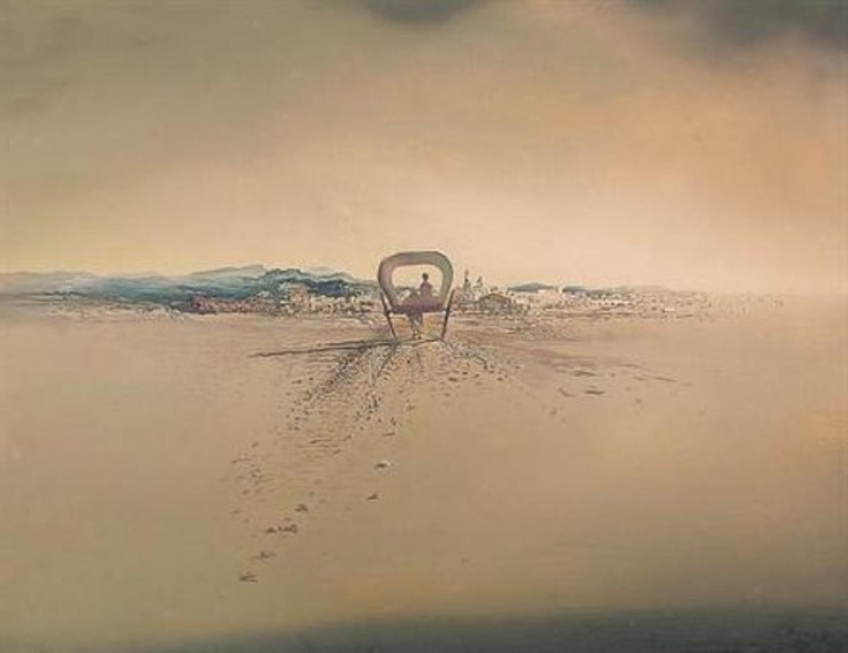 ’La carreta fantasma’, el petit però important oli pintat el 1933 per Dalí i recentment comprat per la Fundació Dalí. ’La carreta fantasma’, el petit però important oli pintat el 1933 per Dalí i recentment comprat per la Fundació Dalí.