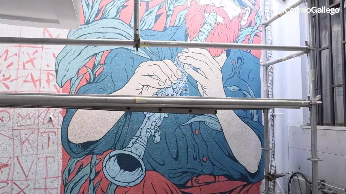Unha galería de arte urbana no corazón do Ensanche