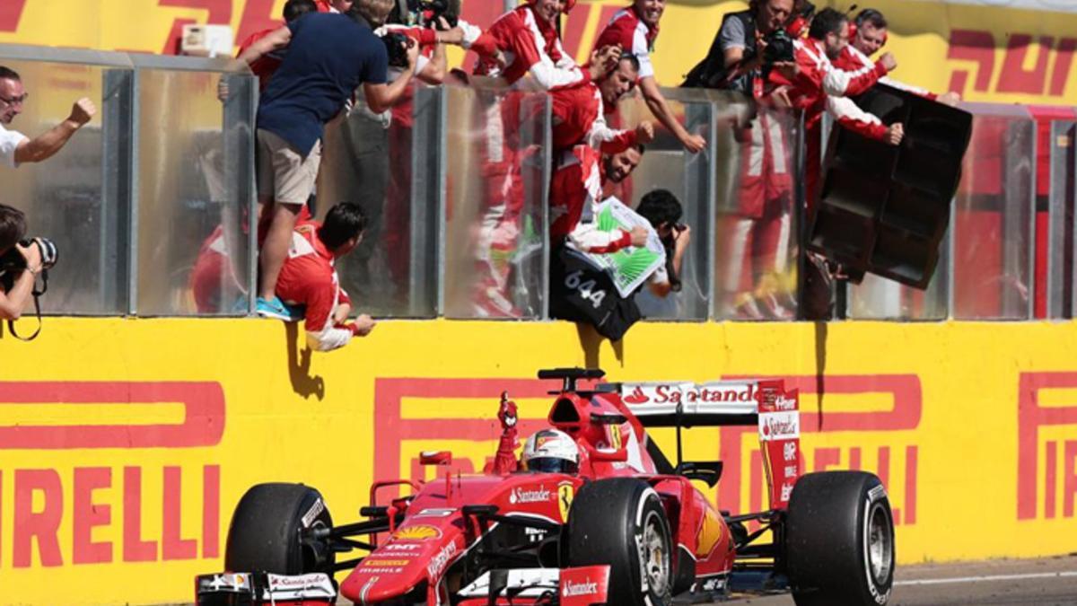 Ferrari se impuso con Vettel en el último GP Hungría