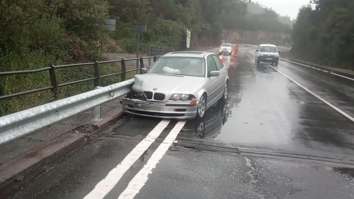 Accidente en el mismo puente de Pedre en septiembre.