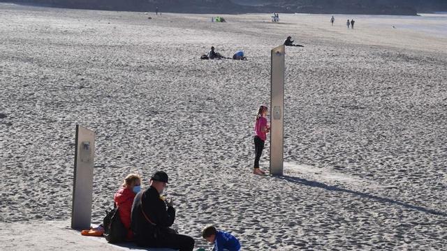 Playa de Bastiagueiro en Oleiros. |  Víctor Echave