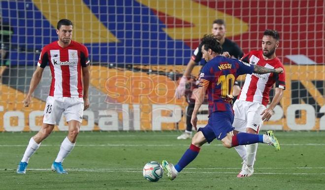 Las mejores imágenes del partido de LaLiga Santander entre el FC Barcelona y el Athletic de Bilbao disputado en el Camp Nou.