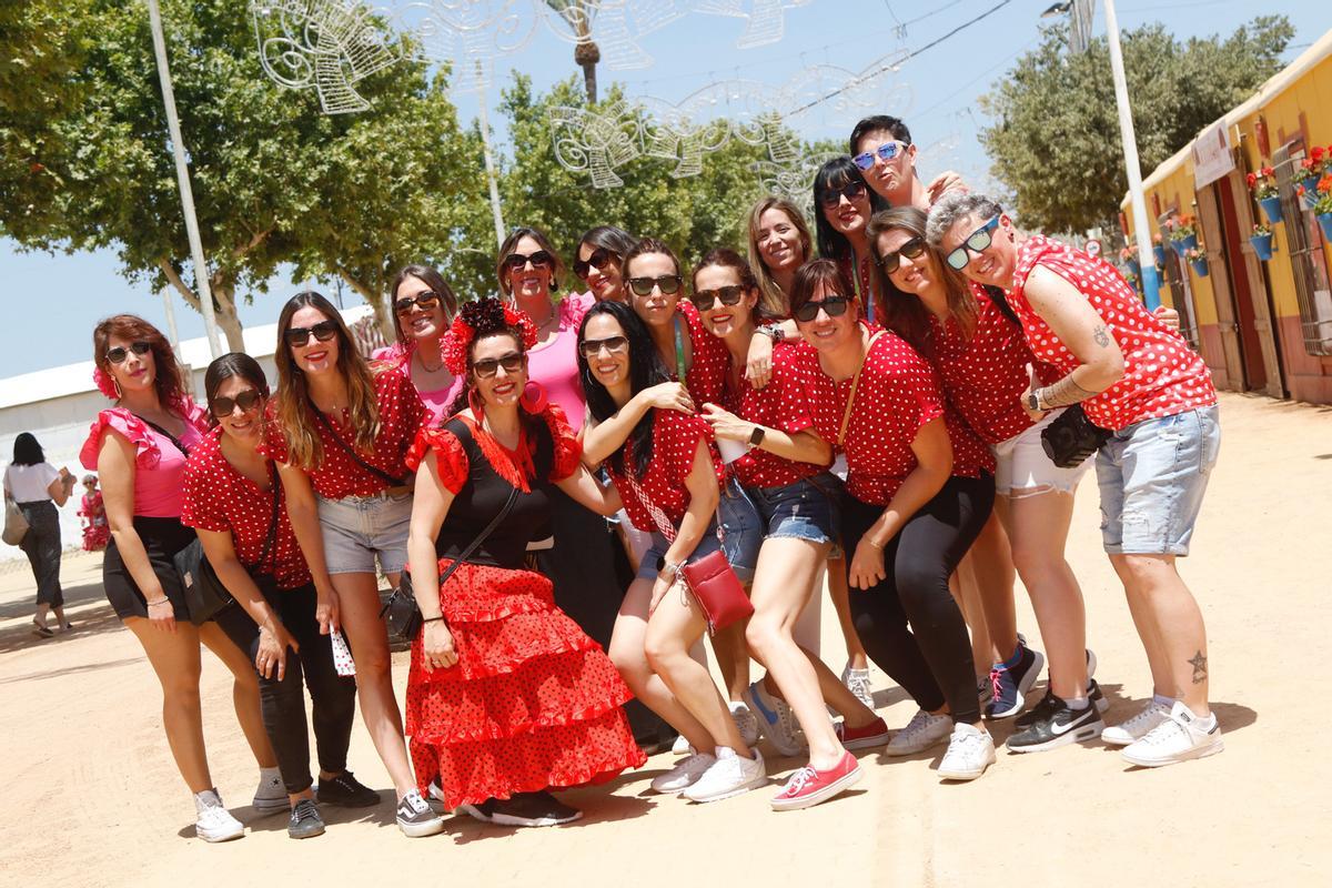 Amigos y familiares en el último día de Feria Amigos y familiares en el último día de Feria