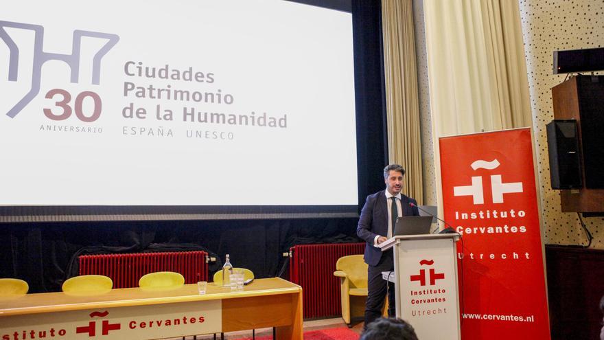 Luis Yeray Gutiérrez cierra en Utrecht las acciones internacionales de la presidencia de Ciudades Patrimonio en 2023