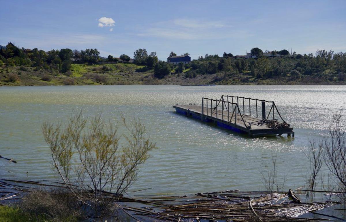 Los embalses malagueños se sitúan esta semana en máximos inéditos. | ÁLEX ZEA