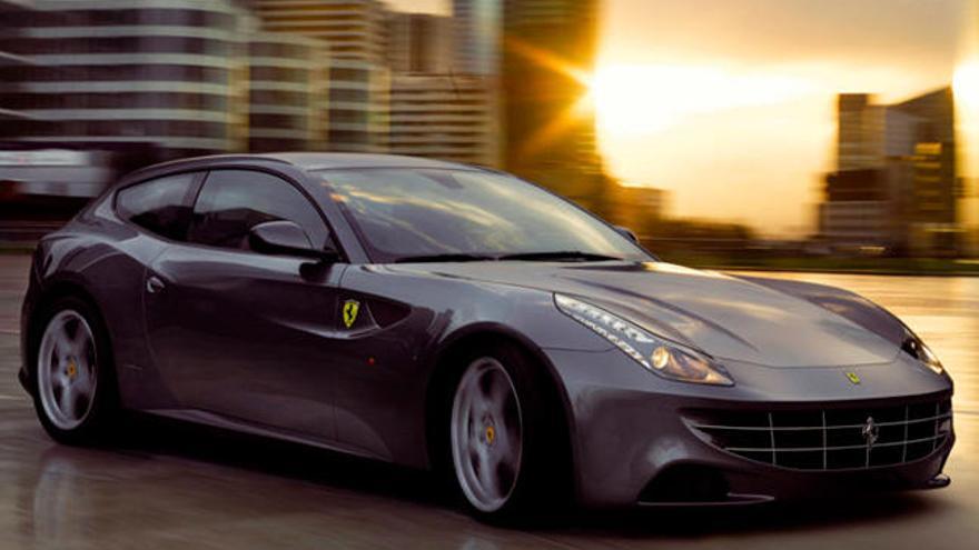 Modelo de Ferrari FF que será subastado. //Ferrari