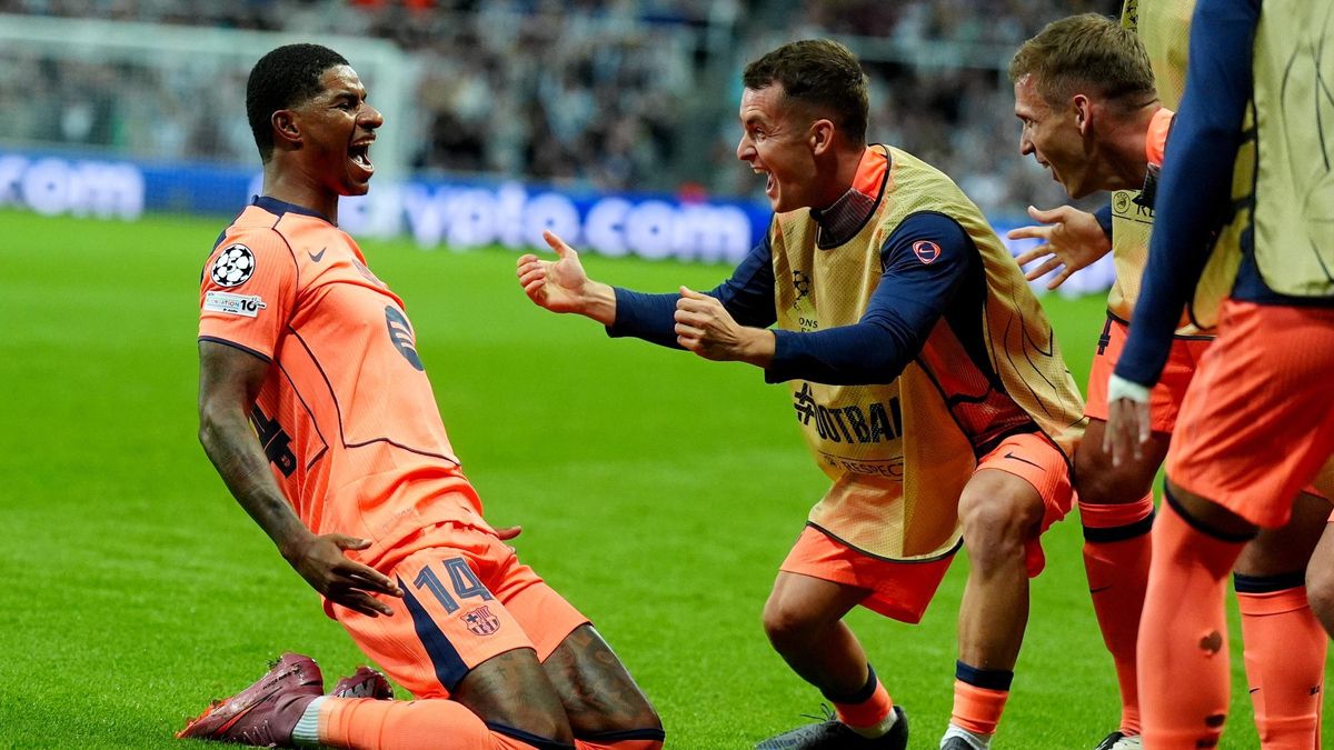 Rashford saca el martillo con el Barça