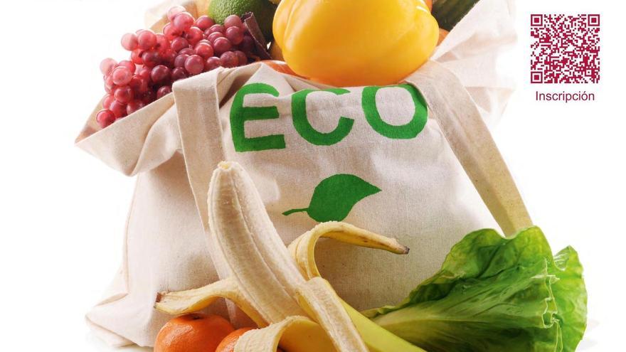 Cartel de la jornada de alimentos ecológicos que se celebrará el 30 de mayo de 2025.