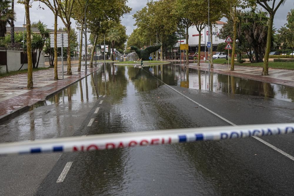 Inundacions a Platja d'Aro