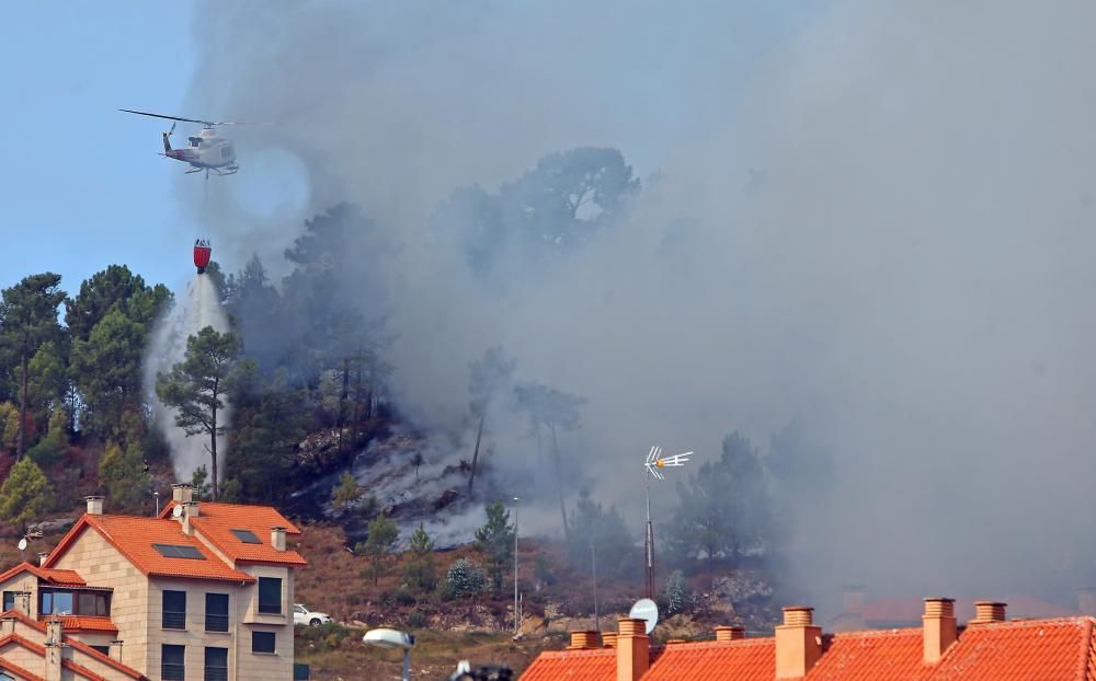 Incendio en Baiona