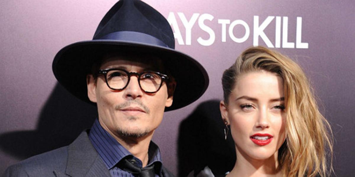 Johnny Depp y su ya esposa, Amber Heard, en una reciente 'premiere'.