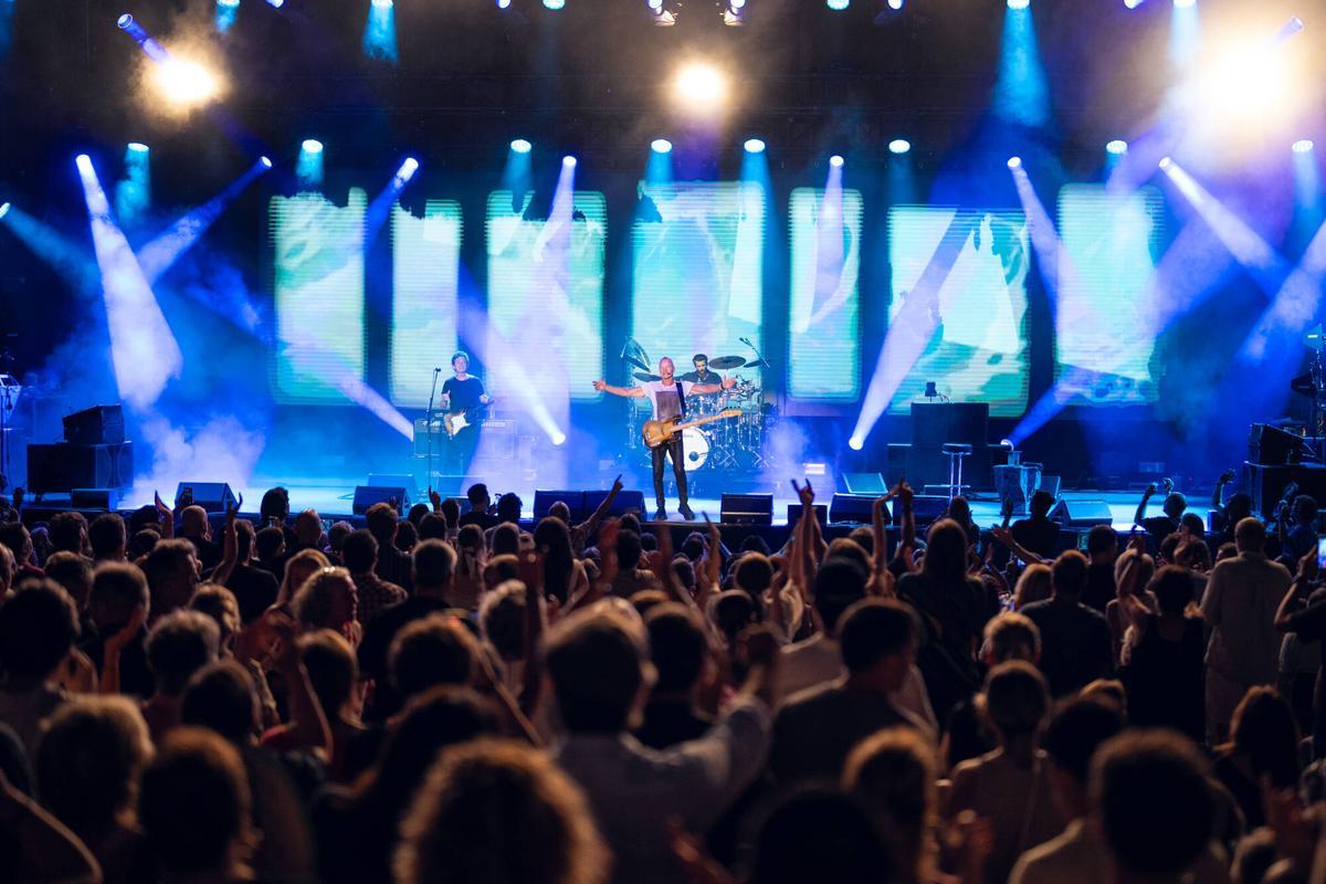 Concierto de Sting en Les Nits d'Occident celebrado en los jardenes del Palau de Pedralbes Concierto de Sting en Les Nits d'Occident celebrado en los jardenes del Palau de Pedralbes
